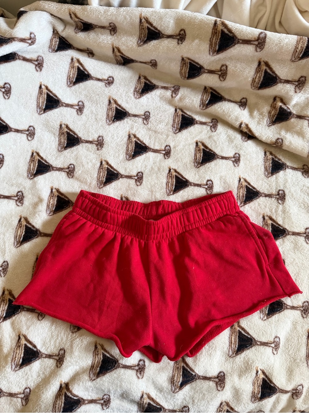 Ardene Bright Red Athletic Lounge Shorts